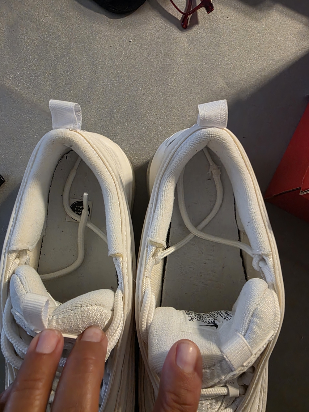 GS Nike Air Max 97 Sneakers - White/Silver - Picture 5 of 8